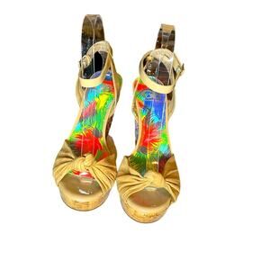 Gianni Bini New Wedge Platform Sandals Size 7.5